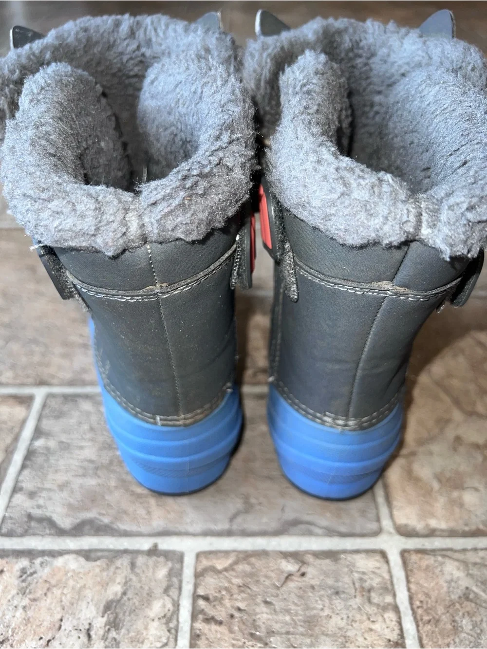 Kids sz 11 Blue Husky Snow Boots